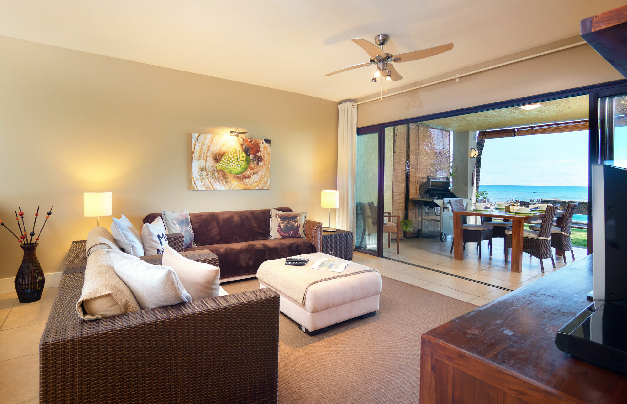 Bel Azur Beach Residence With Lov Trou aux Biches Buitenkant foto